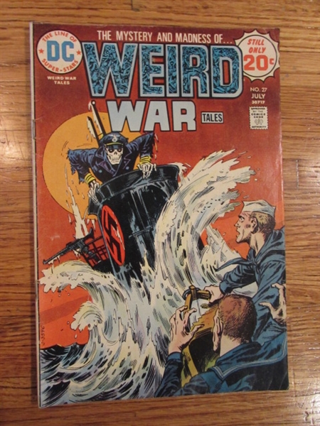 VINTAGE 1955-1978 DC WAR COMIC BOOKS