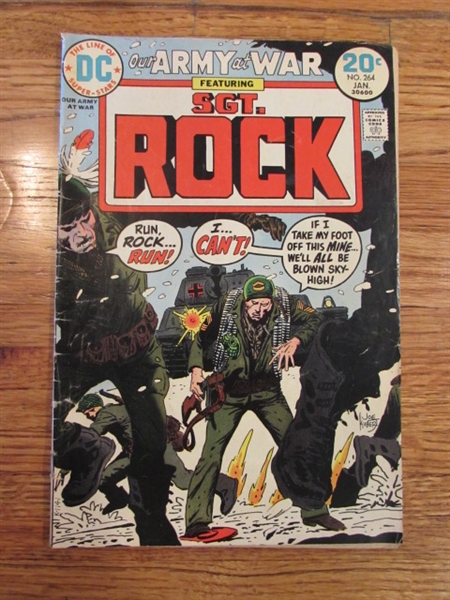 VINTAGE 1955-1978 DC WAR COMIC BOOKS