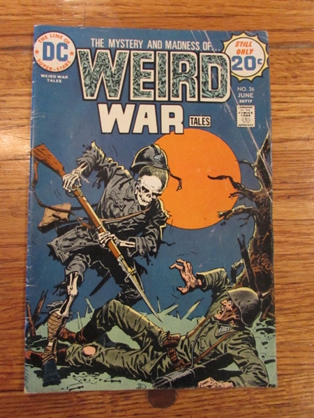 VINTAGE 1955-1978 DC WAR COMIC BOOKS