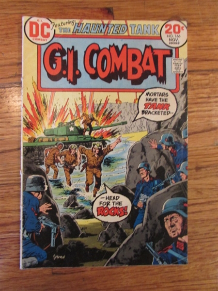 VINTAGE 1955-1978 DC WAR COMIC BOOKS