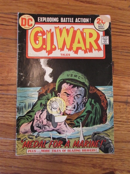 VINTAGE 1955-1978 DC WAR COMIC BOOKS