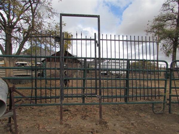 APPROX. 80' OF WROUGHT IRON FENCING PANELS