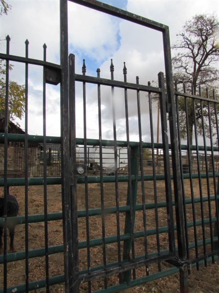 APPROX. 80' OF WROUGHT IRON FENCING PANELS