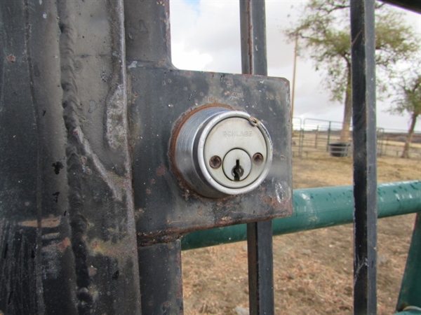 APPROX. 80' OF WROUGHT IRON FENCING PANELS