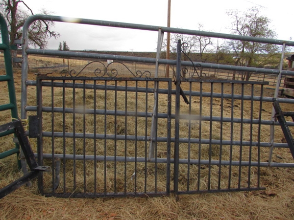 APPROX. 80' OF WROUGHT IRON FENCING PANELS