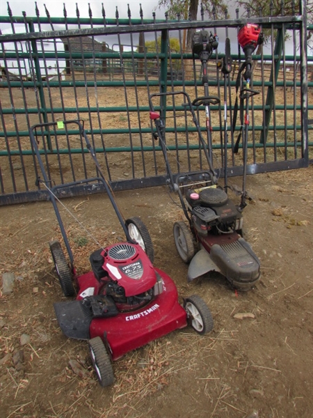 GAS POWERED LAWN EQUIPMENT - FOR PARTS/REPAIR