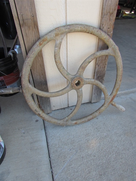 HEAVY BRASS? SHIP'S WHEEL