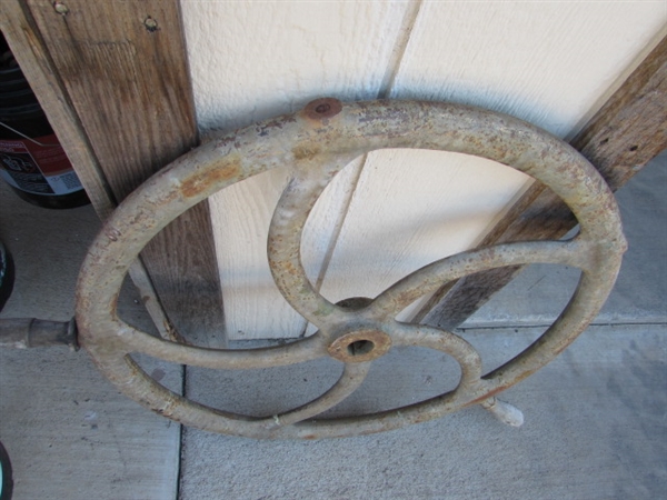 HEAVY BRASS? SHIP'S WHEEL