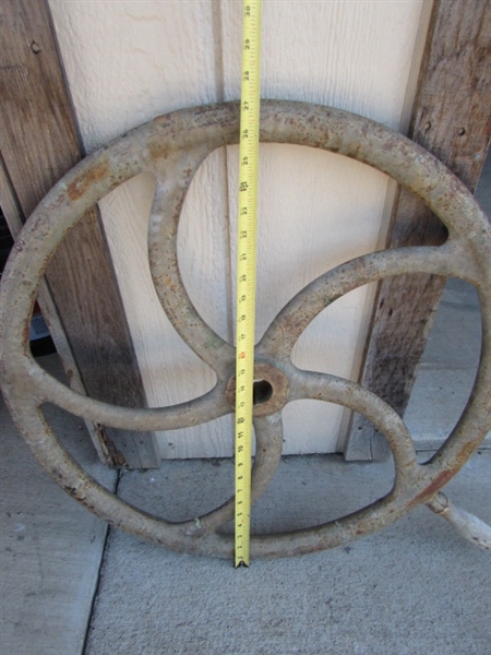 HEAVY BRASS? SHIP'S WHEEL