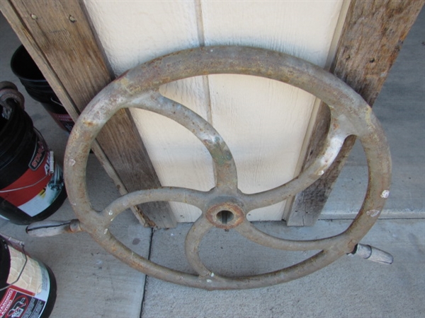 HEAVY BRASS? SHIP'S WHEEL