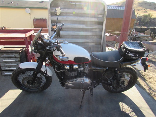 2007 TRIUMPH SCRAMBLER 900 MOTORCYCLE