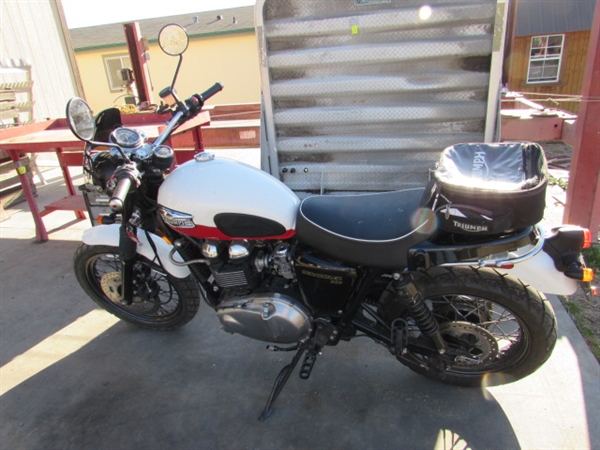 2007 TRIUMPH SCRAMBLER 900 MOTORCYCLE