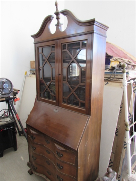 VINTAGE SECRETARY HUTCH