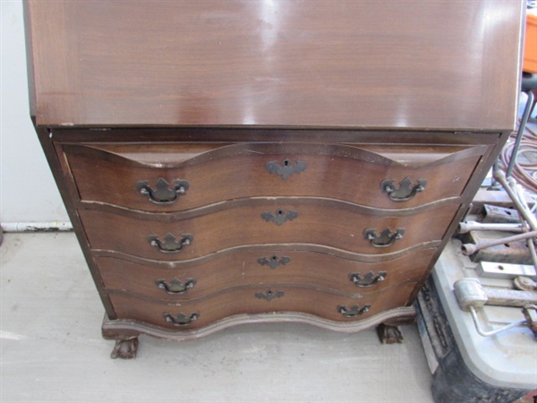 VINTAGE SECRETARY HUTCH