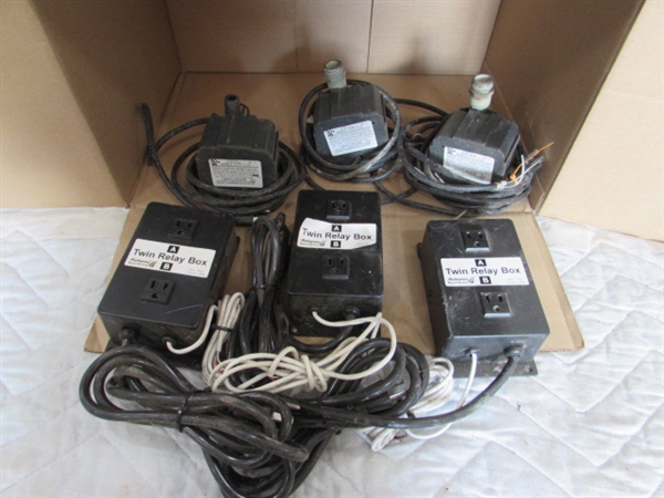 UTILITY PUMPS & TWIN RELAY BOXES