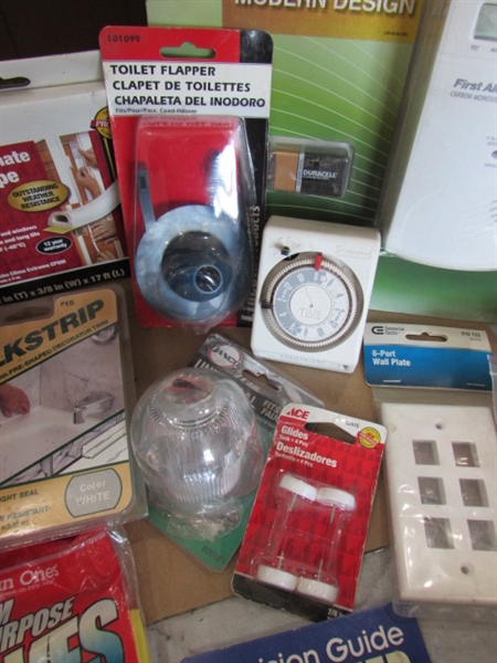 ASSORTED HOUSEHOLD & SHOP ITEMS - MOST ARE NEW