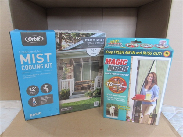 NIB MAGIC MESH SCREEN & MIST COOLING KIT