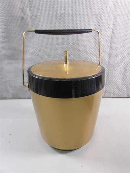 VINTAGE ICE BUCKET, MENU HOLDERS, VASES & MORE