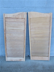 PAIR OF SALOON DOOR SHUTTERS