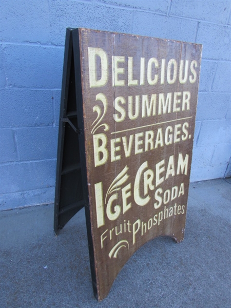 A FRAME SANDWICH BOARD