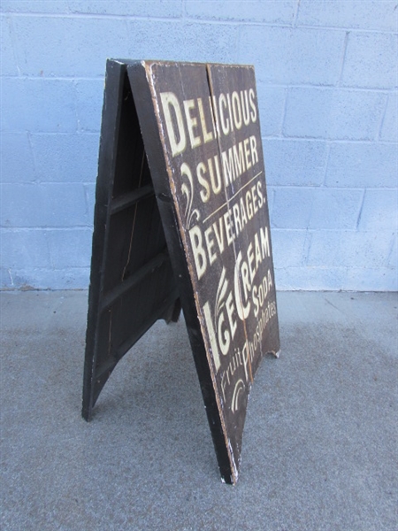 A FRAME SANDWICH BOARD