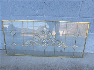 LEADED GLASS PANEL