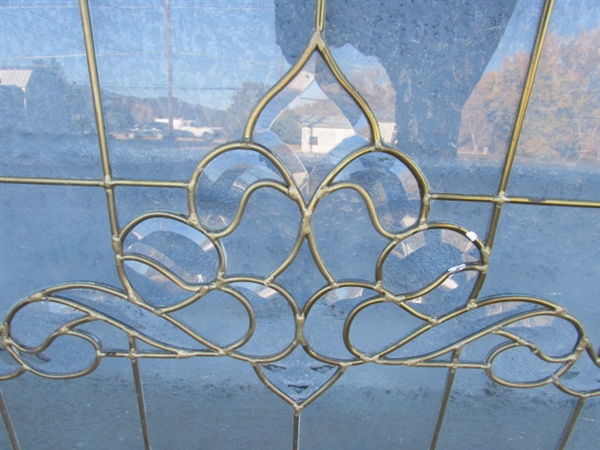 LEADED GLASS PANEL