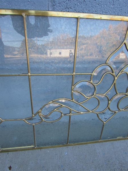 LEADED GLASS PANEL