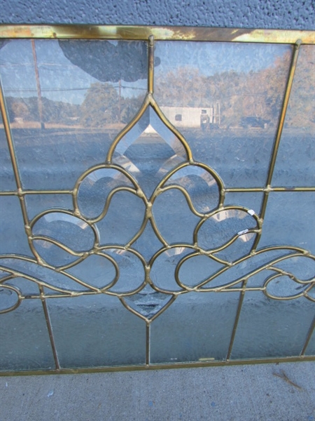 LEADED GLASS PANEL