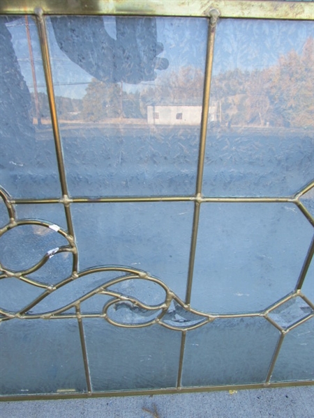 LEADED GLASS PANEL