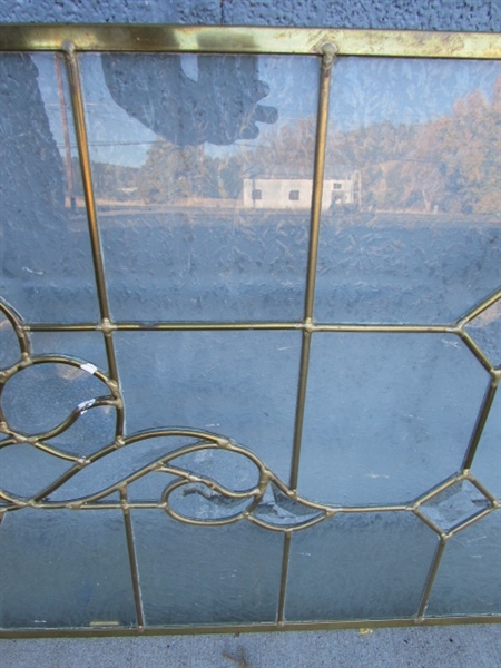 LEADED GLASS PANEL