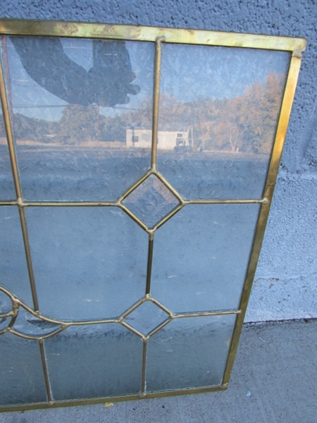 LEADED GLASS PANEL