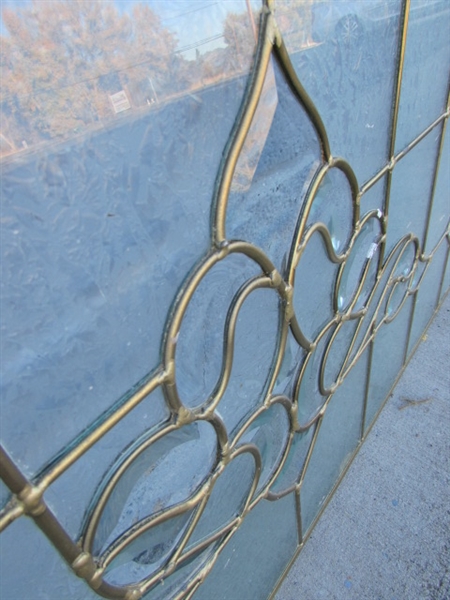 LEADED GLASS PANEL