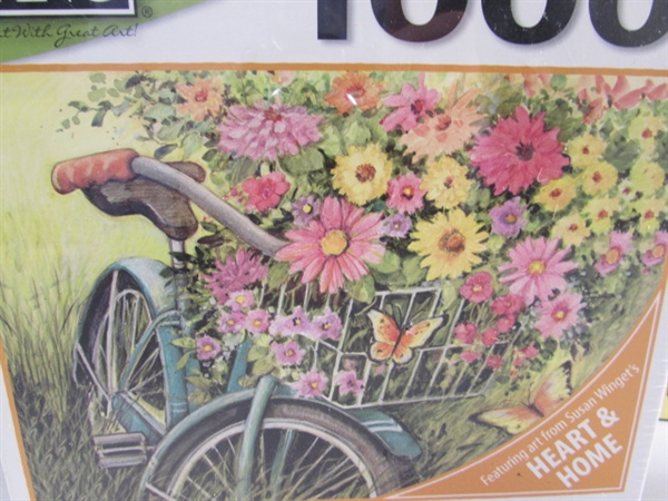 3 NEW/SEALED 500 & 1000 PIECE JIGSAW PUZZLES