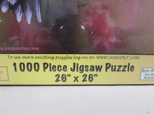 3 NEW/SEALED 500 & 1000 PIECE JIGSAW PUZZLES