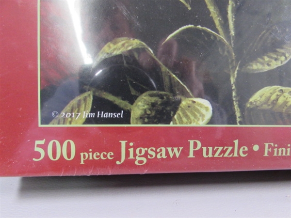 3 NEW/SEALED 500 & 1000 PIECE JIGSAW PUZZLES