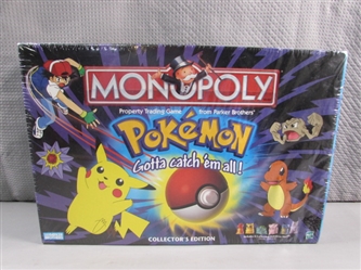 NEW SEALED POKEMON MONOPOLY GAME