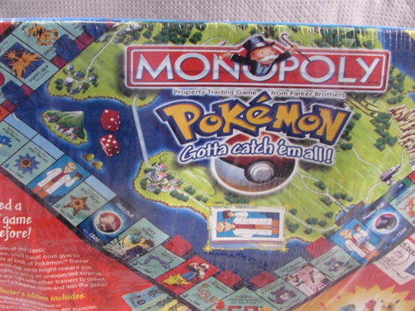 NEW SEALED POKEMON MONOPOLY GAME