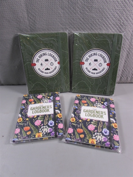 NEW HIKING & GARDENING LOGBOOKS