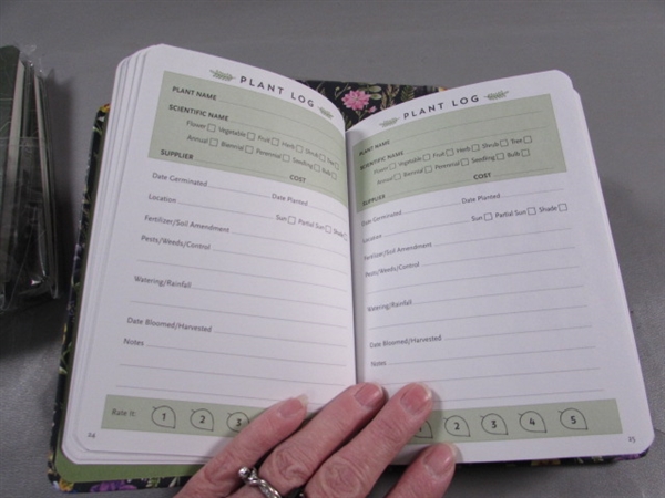 NEW HIKING & GARDENING LOGBOOKS