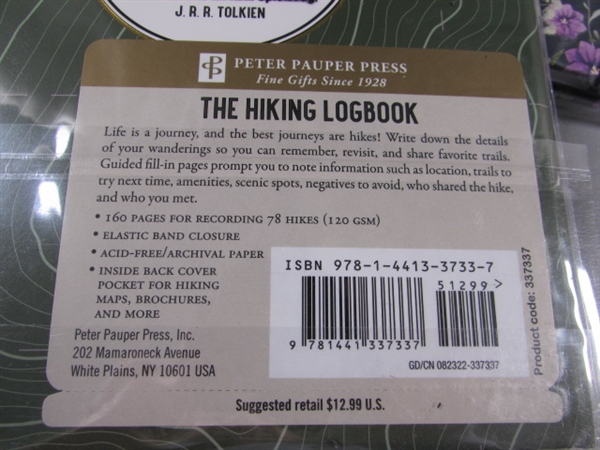 NEW HIKING & GARDENING LOGBOOKS