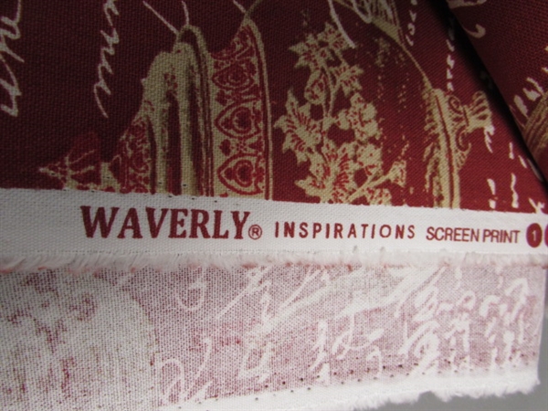 NEW WAVERLY FABRIC 4+ YARDS TOTAL