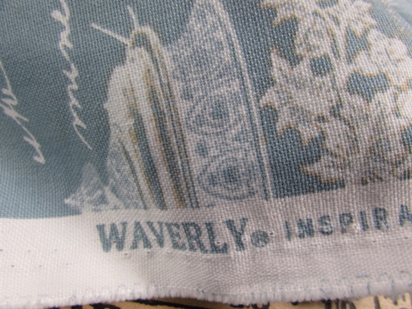 NEW WAVERLY FABRIC 4+ YARDS TOTAL