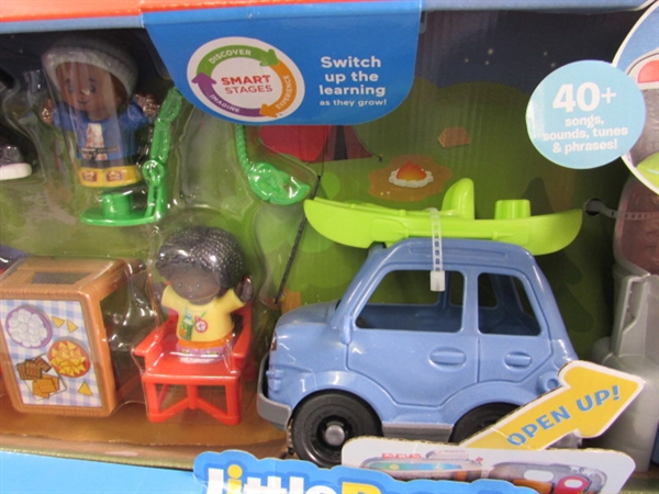 NEW FISHER PRICE LITTLE PEOPLE FRESH AIR FUN CAMPING SET