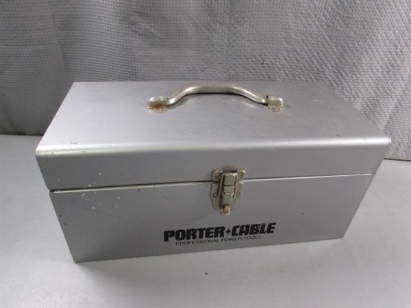 PORTER-CABLE PLATE JOINER W/STORAGE BOX