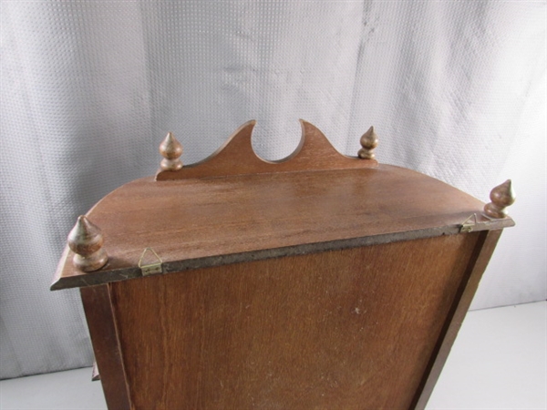 WOOD KNICK KNACK DISPLAY CABINET