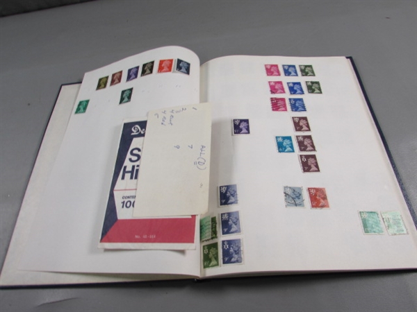 STAMP COLLECTION IN BINDERS & ENVELOPES