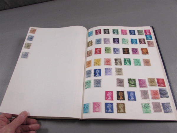 STAMP COLLECTION IN BINDERS & ENVELOPES