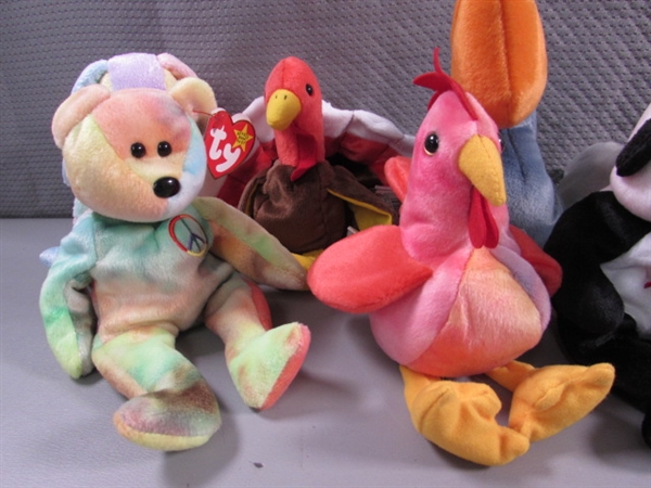 13 TY BEANIE BABIES - ALL HAVE EAR TAGS