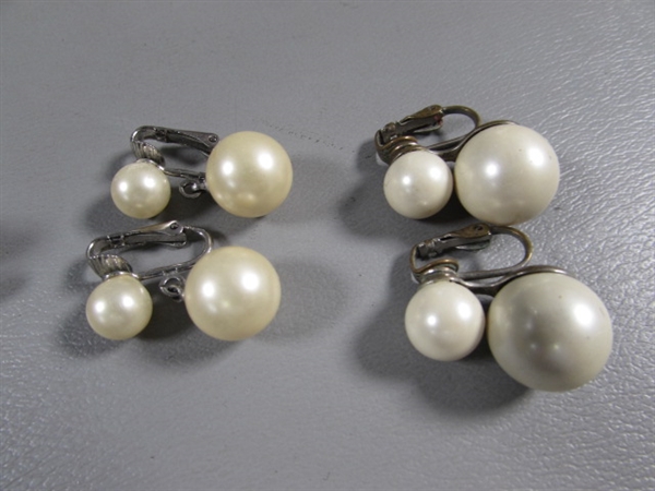 VINTAGE CLIP-ON & SCREW BACK EARRINGS